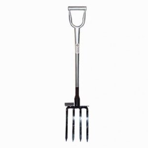 durable digging fork with footpad
